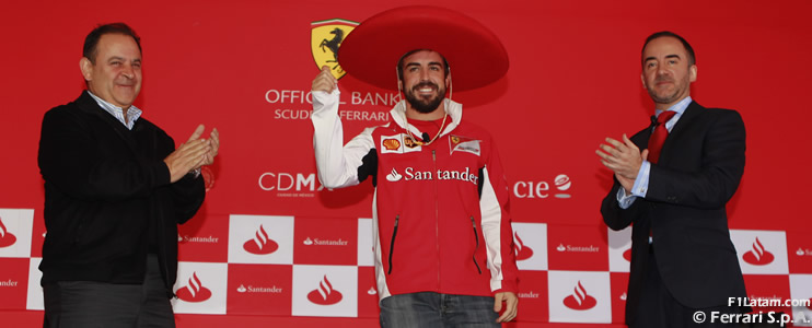 Fernando Alonso estuvo de visita en el Circuito Hermanos Rodríguez de Ciudad de México
