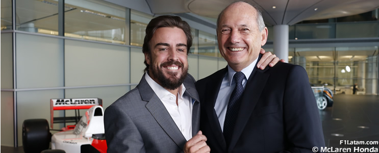 Fernando Alonso: "Me uno a McLaren Honda con mucho entusiasmo y determinación"