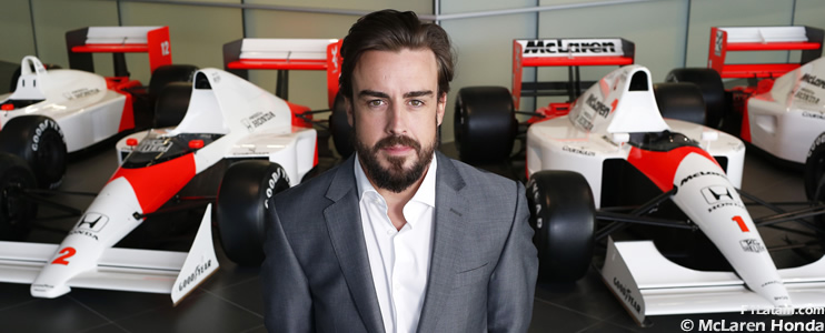 Fernando Alonso será el encargado de probar por primera vez el nuevo McLaren Honda MP4-30
