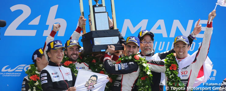 Alonso, Nakajima y Buemi lograron la victoria en la edición 86 de las 24 Horas de Le Mans  