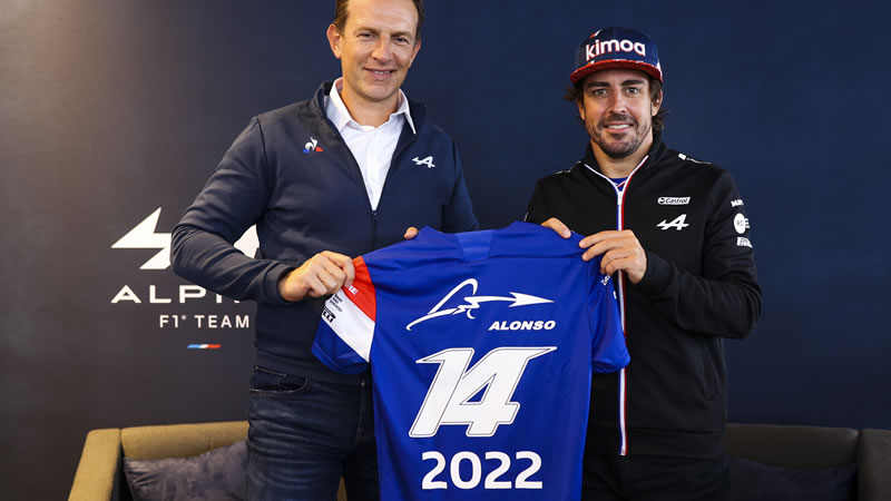Fernando Alonso y Alpine F1 Team seguirán juntos en la temporada 2022