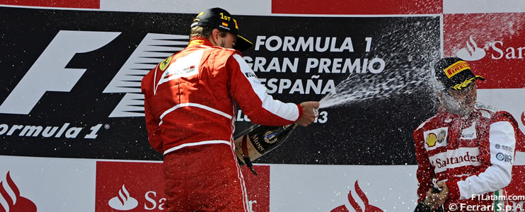 Gran recompensa: triunfo para Alonso y podium para Massa - Reporte Carrera - GP de España - Ferrari 
