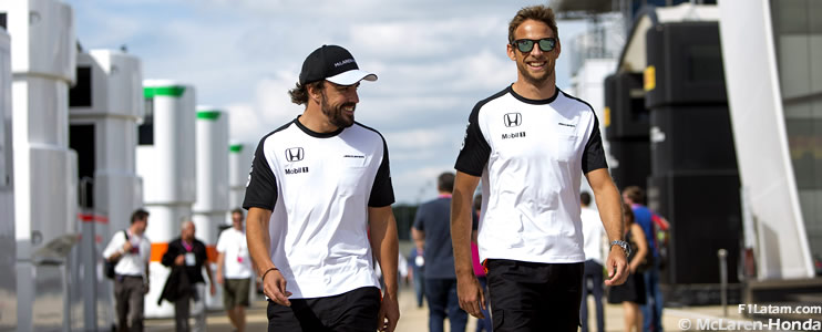 Alonso y Button llegan con el optimismo en lo más alto - Previo  - GP de Bélgica - McLaren 