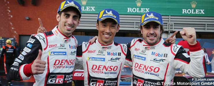 Victoria de Alonso, Nakajima y Buemi con Toyota en las 6 Horas de Spa-Francorchamps 