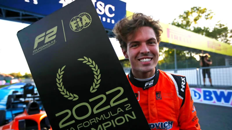 Brasilero Felipe Drugovich se corona campeón de la F2 y espera oportunidad en F1 en 2023