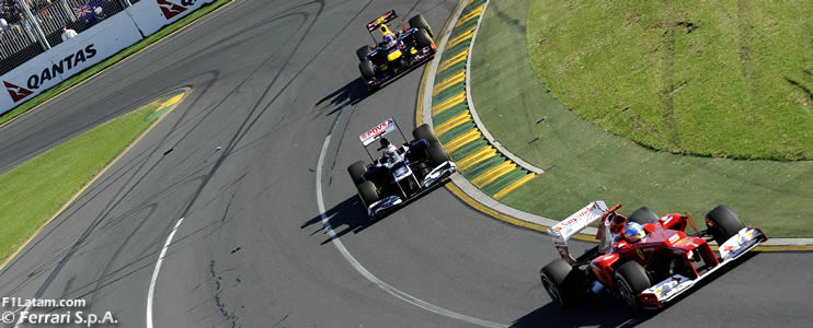 Fernando Alonso a tope con el F2012, termina quinto - Reporte Carrera - GP de Australia - Ferrari 