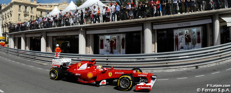 Alonso y Massa inician con el pie derecho en el Principado - Reporte Jueves - GP de Mónaco - Ferrari 