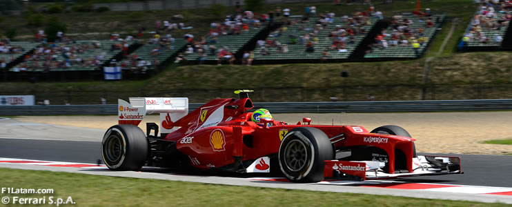 Tranquilidad por parte de Alonso y Massa - Reporte Viernes - GP de Hungría - Ferrari 