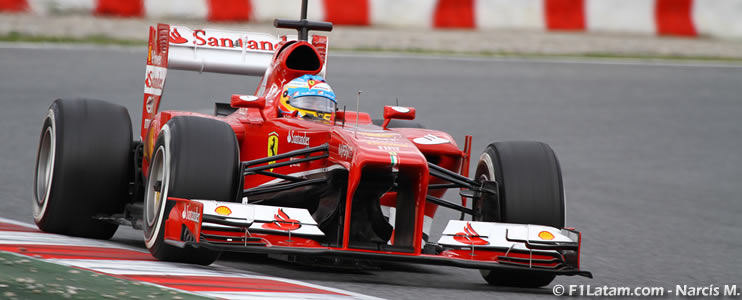 Alonso y Massa optimistas con el Ferrari F138 tras las pruebas en Jerez y Barcelona
 