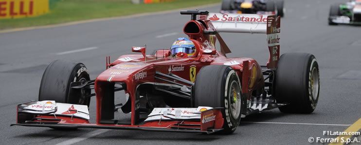 Podium para Alonso y cuarta posición para Massa - Reporte Carrera - GP de Australia - Ferrari
 