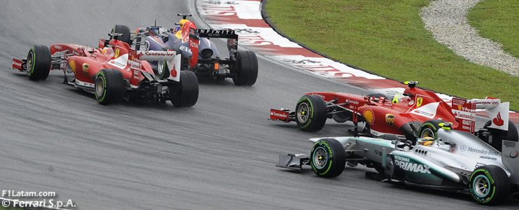 Quinta posición para Massa y amargo Gran Premio 200 para Alonso - Reporte Carrera - GP de Malasia - Ferrari 
