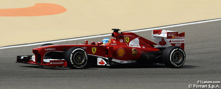 Problema con el DRS impide un buen resultado para Alonso - Reporte Carrera - GP de Bahrein - Ferrari 