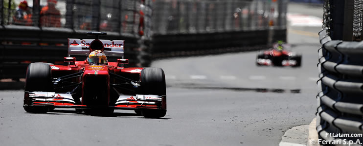 Satisfacción de Fernando Alonso y Felipe Massa - Reporte Jueves - GP de Mónaco - Ferrari 