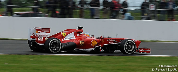 Jornada complicada para Fernando Alonso y Felipe Massa - Reporte Viernes - GP de Gran Bretaña - Ferrari 