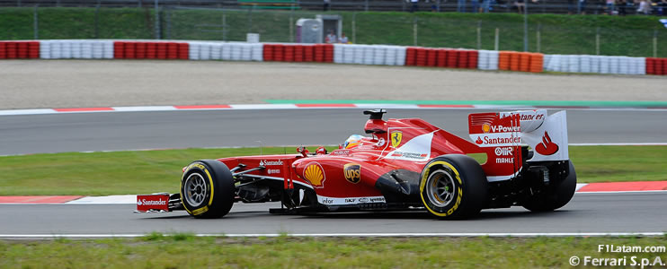 Massa y Alonso iniciarán con estrategia diferente - Reporte Clasificación - GP de Alemania - Ferrari 