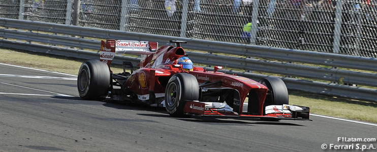Multa para Ferrari por problemas con el DRS de Fernando Alonso en la carrera en Hungaroring 