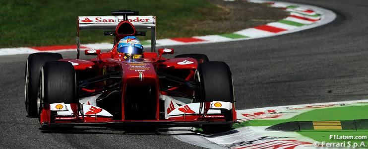 Alonso no logró aprovechar la succión de Massa -  Reporte Clasificación - GP de Italia - Ferrari
 