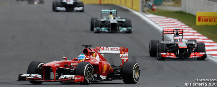 Alonso no logró minimizar los daños respecto a Vettel - Reporte Carrera - GP de Corea - Ferrari 