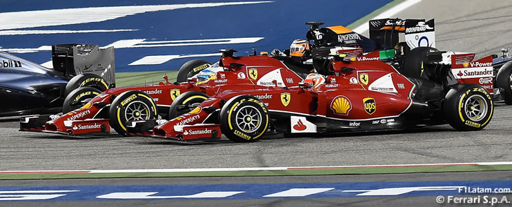 Alonso y Räikkönen decepcionados con el resultado en Sakhir - Reporte Carrera - GP de Bahrein - Ferrari
