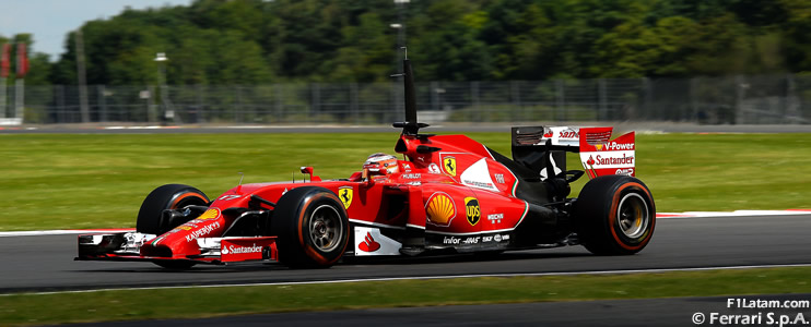 Jules Bianchi con el Ferrari F14T fue el más rápido - Test en Silverstone - Día 2
