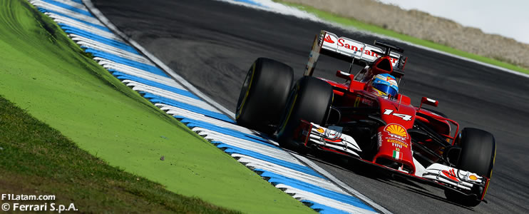 Alonso y Räikkönen no logran el resultado esperado - Reporte Clasificación - GP de Alemania - Ferrari
