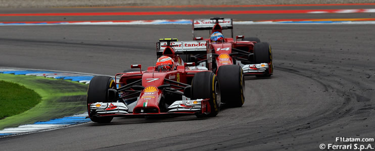 Suerte diferente para Alonso y Räikkönen - Reporte Carrera - GP de Gran Bretaña - Ferrari