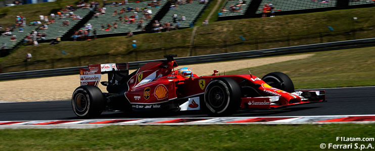 Jornada de intenso trabajo para Alonso y Räikkönen - Reporte Viernes - GP de Hungría - Ferrari
