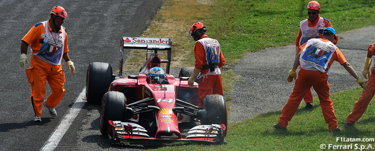 Una tarde deslucida para Alonso y Räikkönen en casa - Reporte Carrera - GP de Italia - Ferrari
 