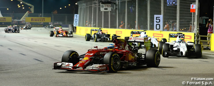 Alonso: "Se confirma que hemos dado un paso adelante" - Reporte Carrera - GP de Singapur - Ferrari

