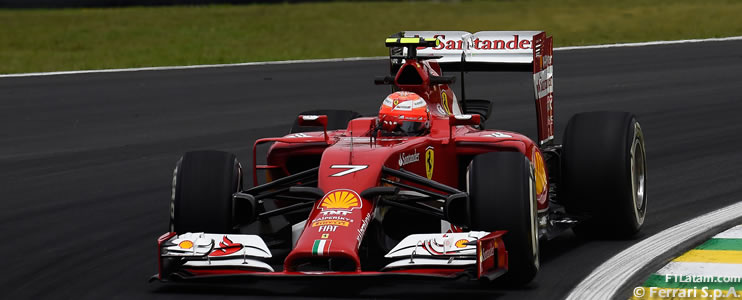Räikkönen satisfecho con el rendimiento inicial del F14 T - Reporte Viernes - GP de Brasil - Ferrari 