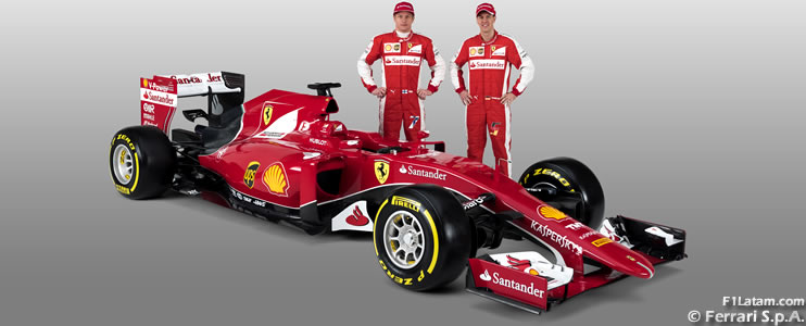 Ferrari presenta el nuevo auto de Sebastian Vettel y Kimi Räikkönen: el SF15-T
 