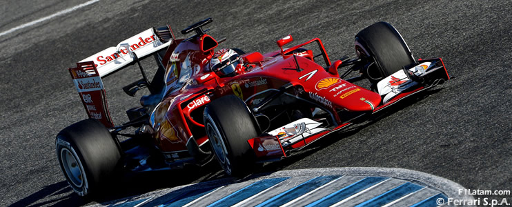 El finlandés Kimi Räikkönen finaliza la pruebas como el más rápido - Tests en Jerez - Día 4 
 