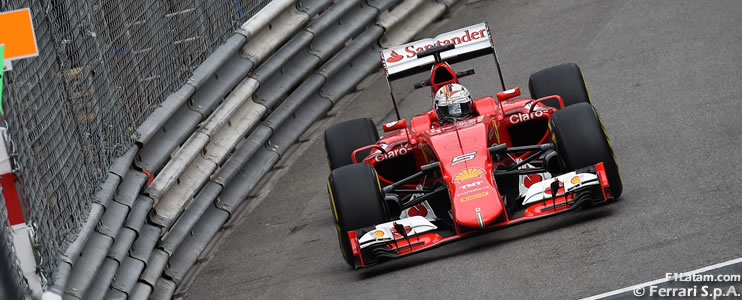 Vettel espera superar a uno de los Mercedes en la partida - Clasificación - GP de Mónaco - Ferrari
