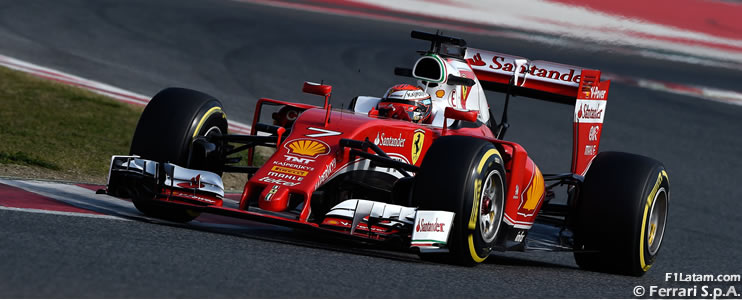La Scuderia Ferrari adelante con Kimi Räikkönen - Tests en Barcelona - Día 4 