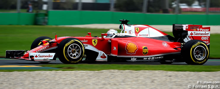 Vettel y Räikkönen confían en lograr mañana un buen resultado en Albert Park 