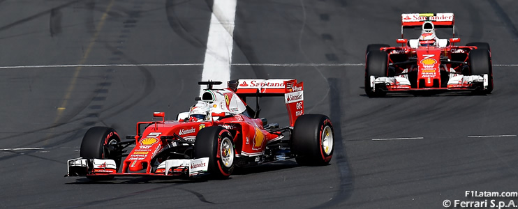 Sebastian Vettel y Kimi Räikkönen elogian el potencial del nuevo Ferrari SF16-H
 