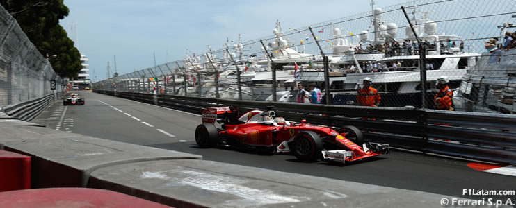 Vettel y Räikkönen no tuvieron una fácil primera jornada en Monte Carlo 
