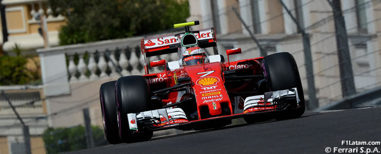 Grilla de partida del Gran Premio de Mónaco tras penalización a Kimi Räikkönen