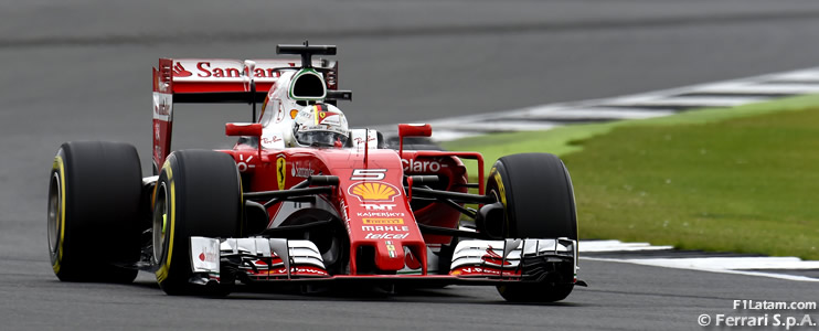 Grilla de partida provisional del GP de Gran Bretaña tras penalización a Sebastian Vettel 