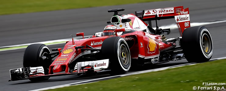 Kimi Räikkönen termina al comando de los entrenamientos - Tests en Silverstone - Día 2
