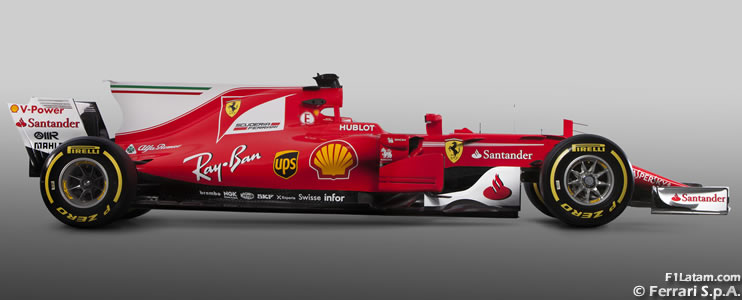 Ferrari presenta el nuevo SF70H de Sebastian Vettel y Kimi Räikkönen para 2017
 