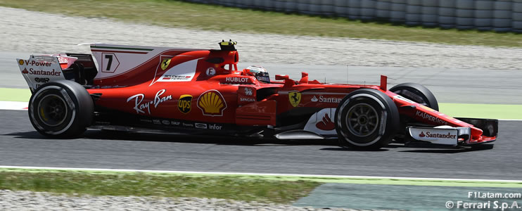 Kimi Räikkönen y Sebastian Vettel con los mejores tiempos - Reporte Pruebas Libres 3 - GP de España