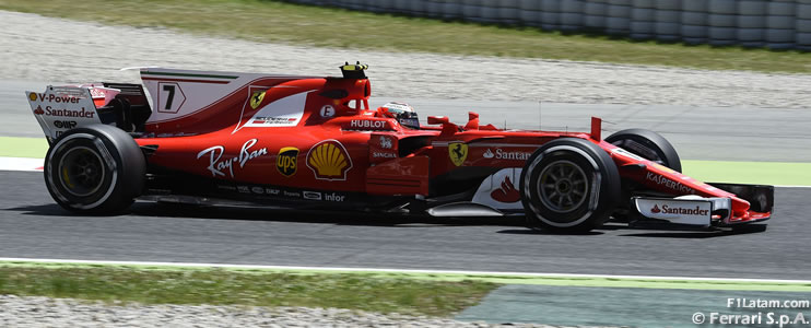 Kimi Räikkönen y Sebastian Vettel con los mejores tiempos - Reporte Pruebas Libres 3 - GP de España 