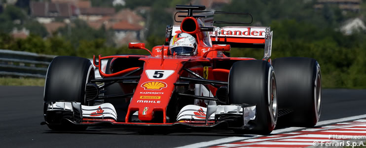 Sebastian Vettel vuela en Hungaroring - Reporte Pruebas Libres 3 - GP de Hungría 