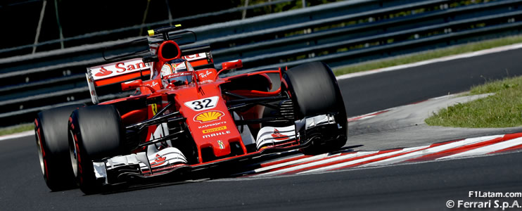 Charles Leclerc lidera con Ferrari la primera jornada - Tests en Hungaroring - Día 1