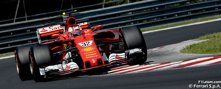 Charles Leclerc lidera con Ferrari la primera jornada - Tests en Hungaroring - Día 1 