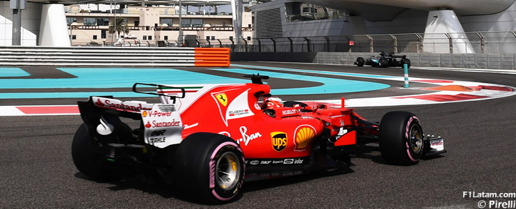 Räikkönen lidera la primera jornada de pruebas con los nuevos neumáticos Pirelli para 2018