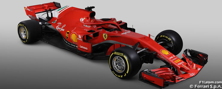 Ferrari develó el SF71H, el auto de Sebastian Vettel y Kimi Räikkönen para 2018