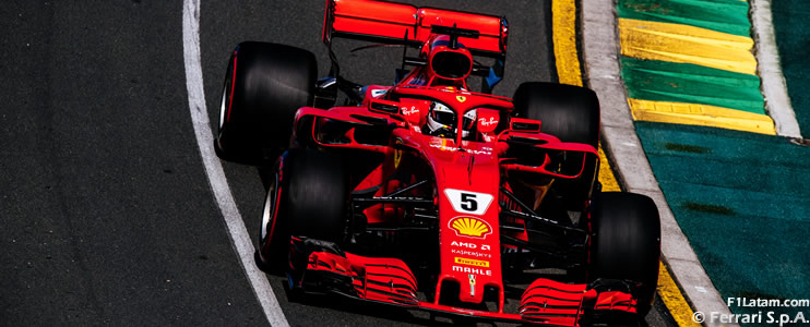 Los Ferrari de Vettel y Räikkönen terminaron adelante - Reporte Pruebas Libres 3 - GP de Australia 