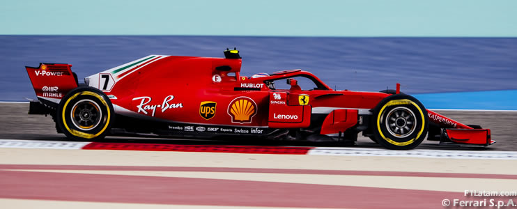 Kimi Räikkönen lidera la ofensiva de Ferrari - Reporte Pruebas Libres 2 - GP de Bahrein 